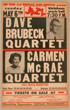 1962, Buffalo, with Carmen McRae 